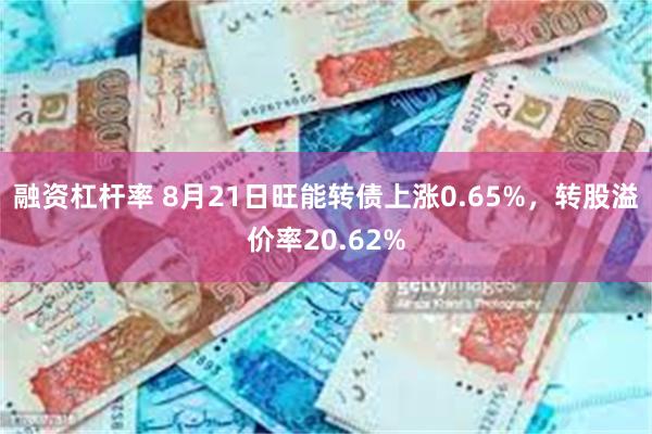 融资杠杆率 8月21日旺能转债上涨0.65%，转股溢价率20.62%